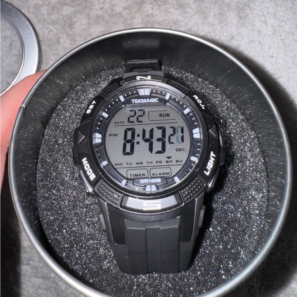 Black digital watch waterproof #digitalwatch #watch